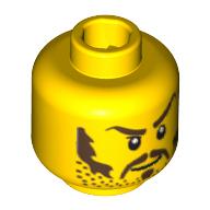 Lego hlava, žlutá (4539511)
